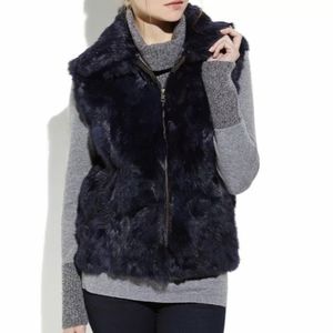 Surell Rabbit fur vest sz. S